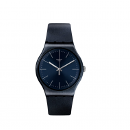 Swatch Watch SUON136 For Men Naitbayang Navy Dial, Quartz, Navy Silicone Band Watch-Navy Swatch Watch SUON136 For Men Naitbayang Navy Dial, Quartz, Navy Silicone Band Watch-Navy