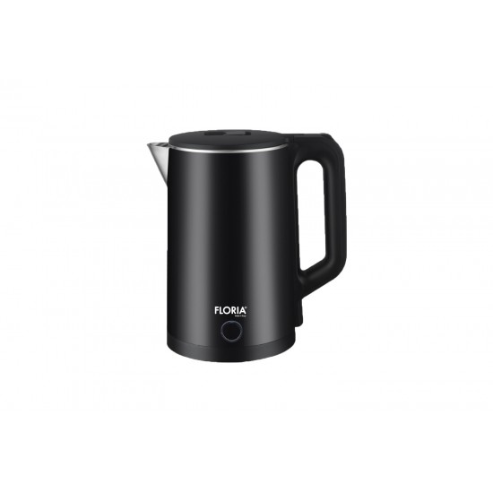 Floria ZLN4919 - Kettle - 2.0 L - 1500 Watt - Black Floria ZLN4919 - Kettle - 2.0 L - 1500 Watt - Black