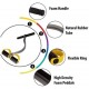 Rubber Muscle Toning Exerciser Fitness Equipment Rubber Muscle Toning Exerciser Fitness Equipment
