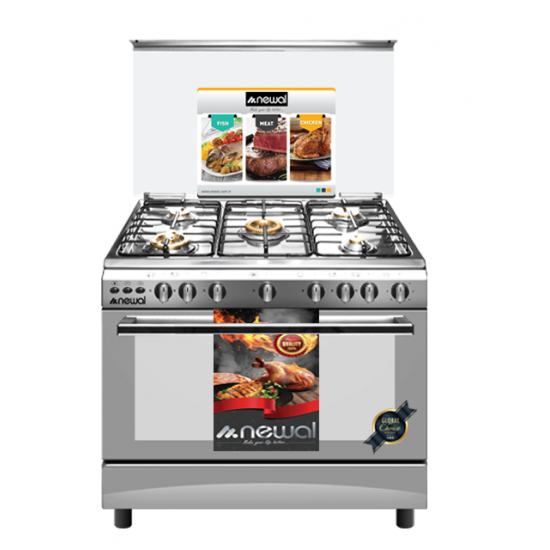 FSO-1099/05 Nawal 5 burner oven with grill function, large capacity, 90*60 cm FSO-1099/05 Nawal 5 burner oven with grill function, large capacity, 90*60 cm
