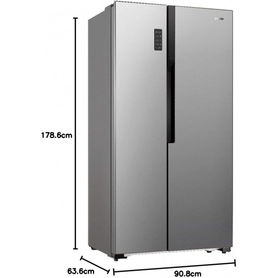 Nrs9182MxUK Gorenje Side by Side Refrigerator 566L Capacity Nrs9182MxUK Gorenje Side by Side Refrigerator 566L Capacity