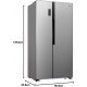Nrs9182MxUK Gorenje Side by Side Refrigerator 566L Capacity Nrs9182MxUK Gorenje Side by Side Refrigerator 566L Capacity