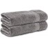 Two 50x100cm bath towels in assorted colors by Komfortec