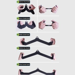 Set of Pull Up Grips for Fitness Equipment for Back Extension Exercises Set of Pull Up Grips for Fitness Equipment for Back Extension Exercises