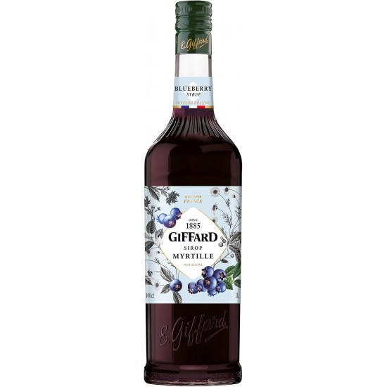BLUEBERRY Giffard Blueberry Flavoured Sweetened Syrup 1L BLUEBERRY Giffard Blueberry Flavoured Sweetened Syrup 1L