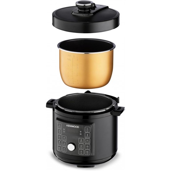 PCM90.000BK Kenwood Smart Electric Pressure Cooker 6L