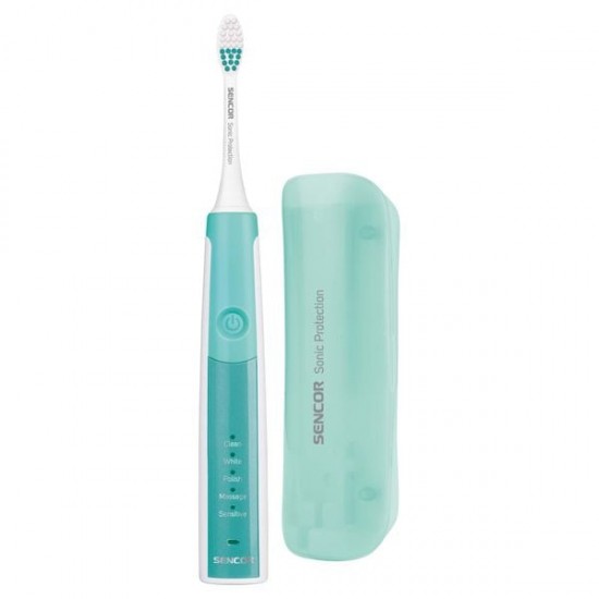 SOC 2202TQ Electric Toothbrush 5 Cleaning Modes 45 Days Battery Life By Sencor SOC 2202TQ Electric Toothbrush 5 Cleaning Modes 45 Days Battery Life By Sencor