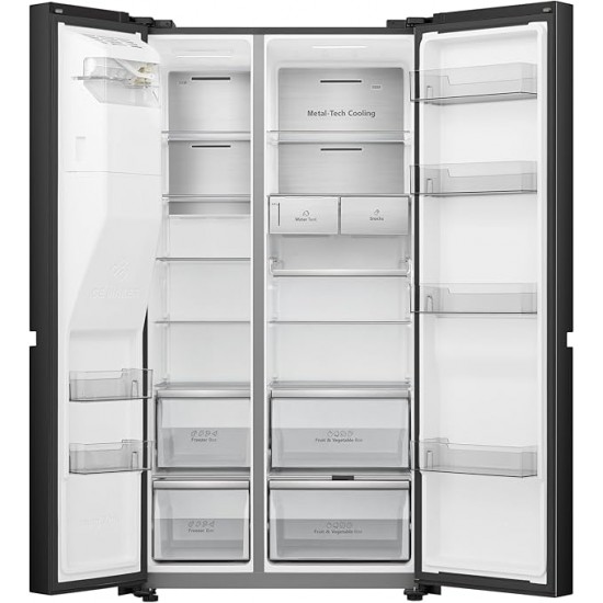 NRS9181VBIU Gorenje Refrigerator with Freezer 4 Doors with Water and Ice Dispenser 601L NRS9181VBIU Gorenje Refrigerator with Freezer 4 Doors with Water and Ice Dispenser 601L