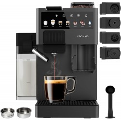 ئامێری قاوەیەکی پیشەیی ئیسپانی – ٦ جۆر خواردنەوە گەرمەکان لەگەڵ وردکەری ناوەوە، پشتگیری لە قاوە وردکراو دەکات بە ٣ قەبارەی کەپسوولی قاوە