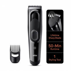 HC5310 Hair clipper with 9 different settings and sharp blades Braun brand  HC5310 Hair clipper with 9 different settings and sharp blades Braun brand