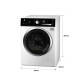 WMHA-1016WFL45 Washing machine, 10 kg, automatic, side loading, from Alhafidh Company WMHA-1016WFL45 Washing machine, 10 kg, automatic, side loading, from Alhafidh Company