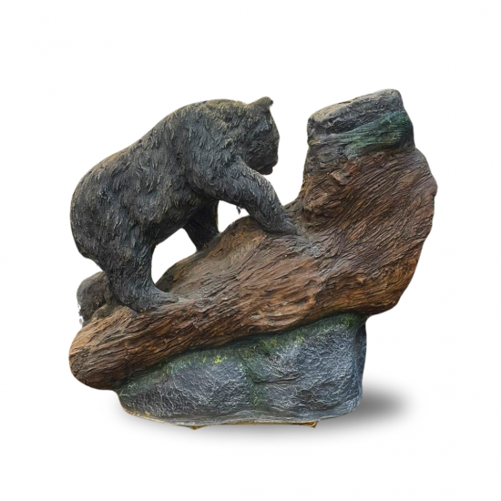 Ceramic masterpiece in the shape of a bear, height 80 cm Ceramic masterpiece in the shape of a bear, height 80 cm