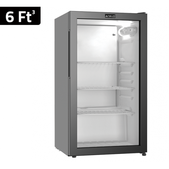 BTL-91 Newal - 6-ft glass door display refrigerator