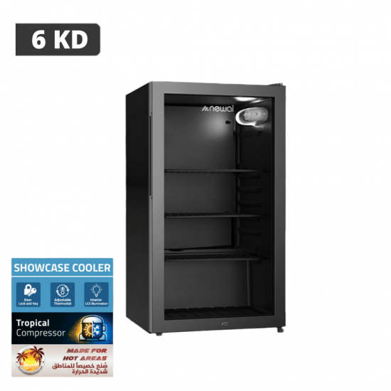 BTL-91 Newal - 6-ft glass door display refrigerator