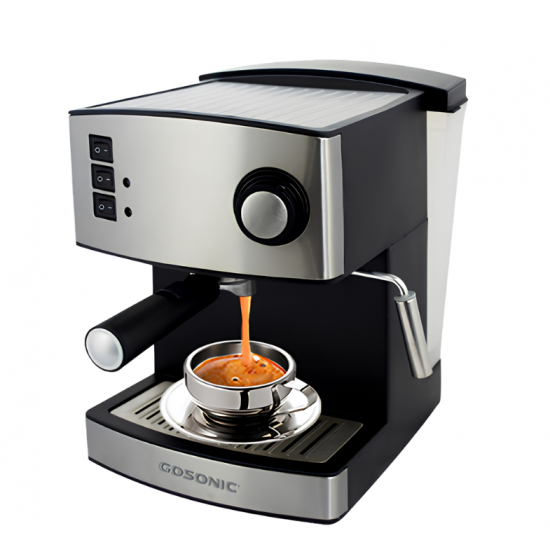 GEM-867 Gosonic - 20 Bar Espresso Machine – Italian ULKA Pump with 1.6L Tank & Frothing Nozzle