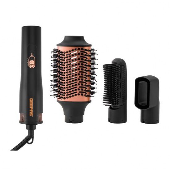 GH86067 Geepas 4-in-1 Hair Styler | 3 Speeds, 3 Heat Settings | 360° Swivel Cord