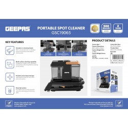 GSC19065 GEEPAS 330W ڤاکیومی پاککەرەوەی شوێنی گەورە – پاککردنەوەی فەرش و مۆبیلیات بە دوو تانکی GSC19065 GEEPAS 330W ڤاکیومی پاککەرەوەی شوێنی گەورە – پاککردنەوەی فەرش و مۆبیلیات بە دوو تانکی