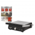 GSM-5345 NEWAL 2000W گریل و ساندویچ ساز، 4 پارچە – 180° کردنەوەی بە پلێتی گڕانایت و کۆنترۆڵی پلەی گەرمی