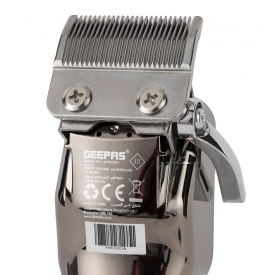GTR57510 - Geepas Cordless Rechargeable Hair & Beard Trimmer