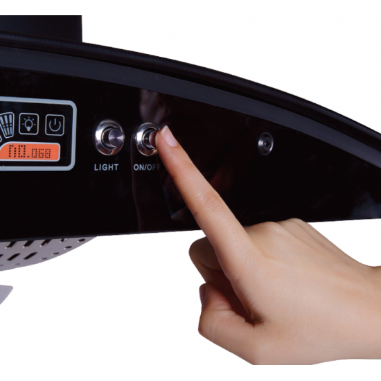 HOD-3860 -Newal 60cm Built-In Kitchen Hood – LED Light & Powerful Airflow