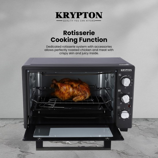 KNO6246 Krypton فڕنی کارەبایی 45L 2000W لەگەڵ فرێیەری هەوا و ڕۆتیسێری – 6 ئەرکی چێشت لێنان KNO6246 Krypton فڕنی کارەبایی 45L 2000W لەگەڵ فرێیەری هەوا و ڕۆتیسێری – 6 ئەرکی چێشت لێنان