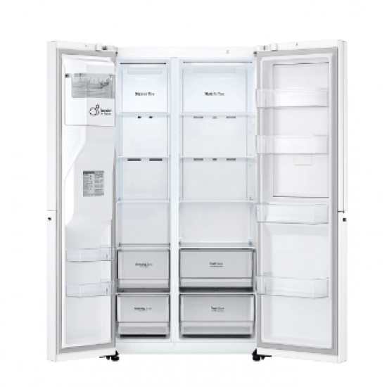 سلاجە سپی مارکەی ئێڵ جی دەرگا کن دەرگا  ThinQTM 611L، UVnanoTM، LINEARCoolingTM، ThinQTM 