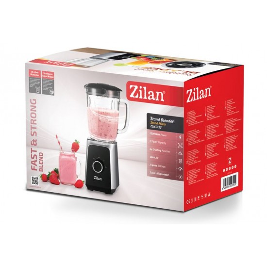 خلاط زجاجي - 1.5 لتر - ZLN3925  - ZILAN