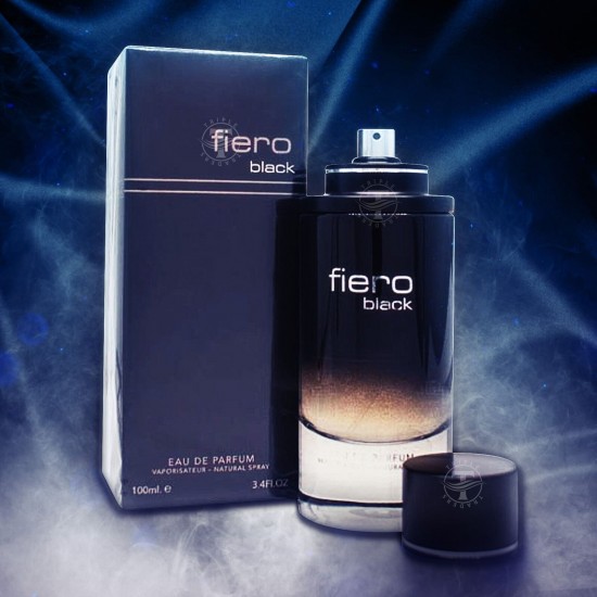 Fiero Black 100ml Eau de Parfum عطر فيرو للرجال Fiero Black 100ml Eau de Parfum عطر فيرو للرجال