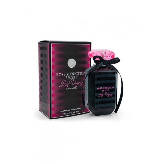 Fragrance World Rose Seduction Secret Las Vegas بۆ ئافراتان 100ملم Fragrance World Rose Seduction Secret Las Vegas بۆ ئافراتان 100ملم