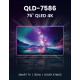 QLD-7586 - NEWAL - 75 Inch QLED 4K Ultra HD Smart Google TV with Dolby Audio & 120Hz Motion QLD-7586 - NEWAL - 75 Inch QLED 4K Ultra HD Smart Google TV with Dolby Audio & 120Hz Motion