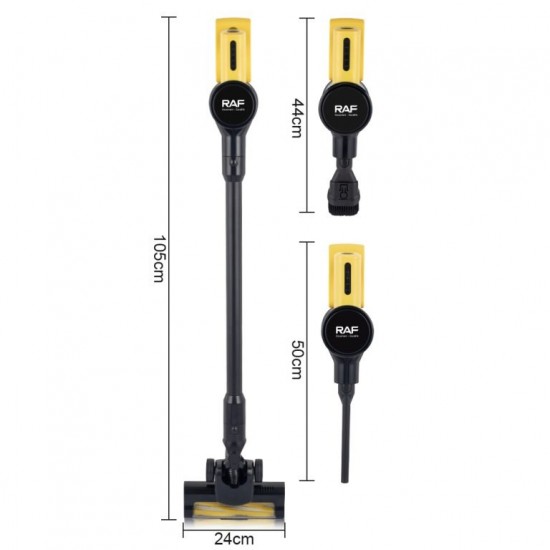 ڤاکیومی دەستی 2 لە 1 ڕاست و فرە مەبەست - 120W - چەندین سەر RAF  R8761 