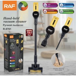 R8761 - RAF - 2-in-1 Vertical Multi-Purpose Handheld Vacuum Cleaner - 120 Watts - Multiple Heads R8761 - RAF - 2-in-1 Vertical Multi-Purpose Handheld Vacuum Cleaner - 120 Watts - Multiple Heads
