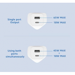 40095-Xiaomi 65W GaN Charger (Type-A+Type-C) UK
