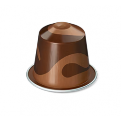 CIOCCOLATINO کەپسولی شوکولاتەی تۆخ و بسکیت لە نێسپرێسۆوە