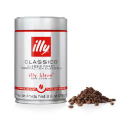 illy CLASSICO 250G Medium roast whole coffee beans with subtle flavours of caramel, orange blossom and jasmine