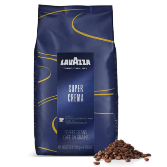 SUPER CREMA LAVAZZA Espresso Coffee beans Honey Flavour 1kg