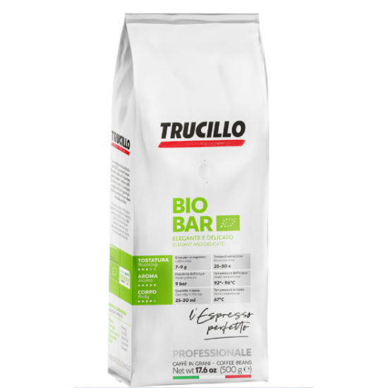 BIO BAR 500G TRUCILLO Espresso Coffee Beans Fruit and Honey 500g