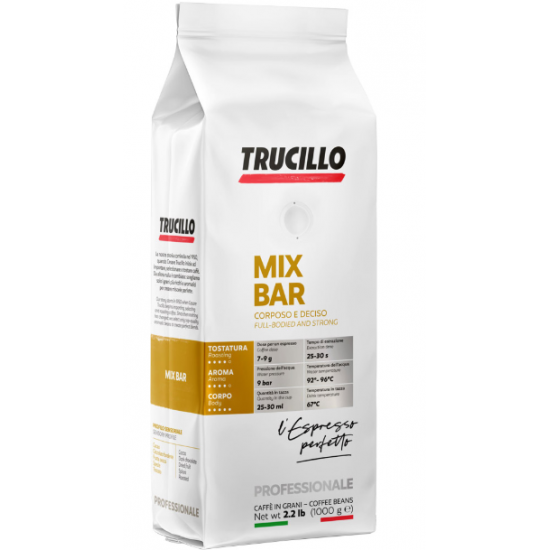 MIX BAR TRUCILLO Espresso Coffee Beans with Dark Chocolate 1kg