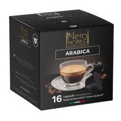 ARABICA NERO NOBILE Flavored Coffee Capsules 16 Capsules