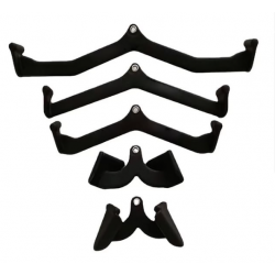 Set of Pull Up Grips for Fitness Equipment for Back Extension Exercises