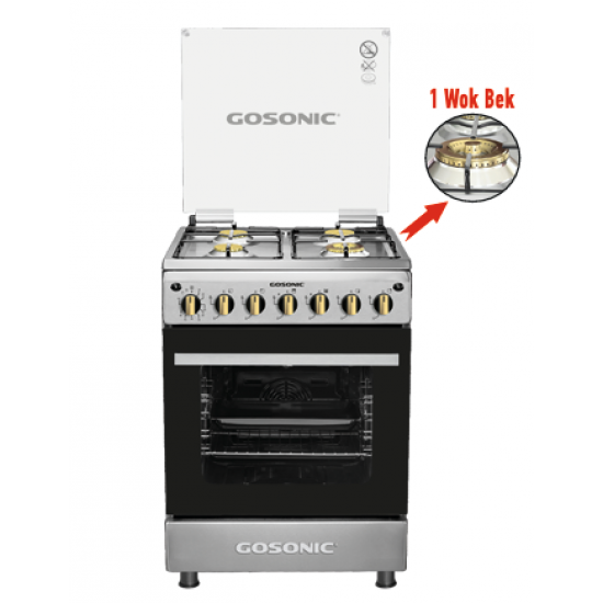 GEO-4060 GOSONIC 4-Burner Gas Cooker 60*60 cm