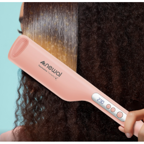 HST-7222 Newal hair straightener with wide ceramic plates