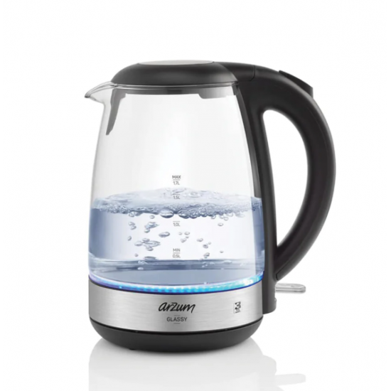 AR3071 ARZUM GLASSY  KETTLE (GLASS)