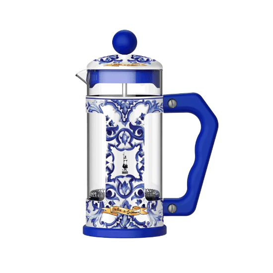 0005353 Bialetti COFFEE PRESS 350ML D&G BLU  MEDITERRANEO
