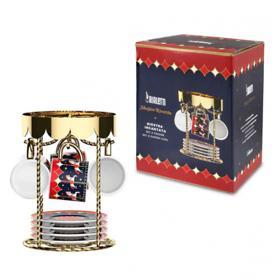 NMAGIC003 Bialetti Coffee cup set with rotating stand