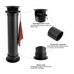 Bl-030 سەبەتەی ئەرزی بازرگانی بۆ چێشتخانە و دوکانەکان بۆ کۆکردنەوەی وردە قاوە بە بنەما و قاپێکی جیاکەرەوە