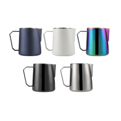 Bl-035 A milk frothing and steaming pitcher suitable for coffee art.