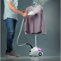 GGS25022 ئاسنی هەڵمی ڕاست جييباس بە کارایی هەڵواسینی جل و بەرگ