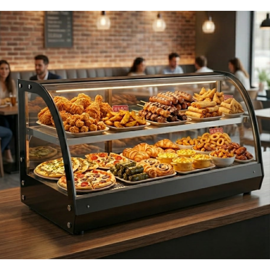 A practical and elegant food warmer for professional presentation