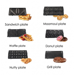 KZ 87 Kozano multi-functional press with 6 different molds